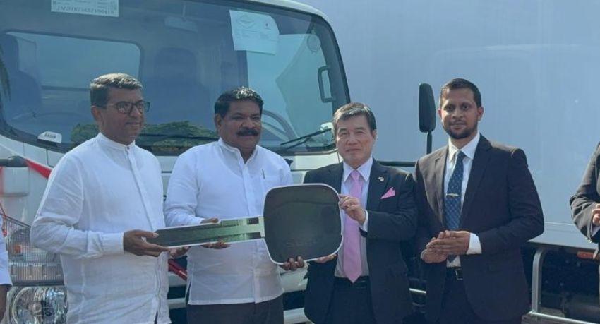 Japan Donates Refrigerated Trucks To Fisheries